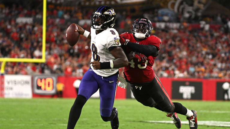 Lamar Jackson Wears Cheap Nike Shoes Before Ravens Game